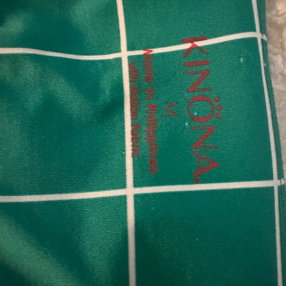 Kinona Teal Grid Mini Skirt - Picture 5 of 5